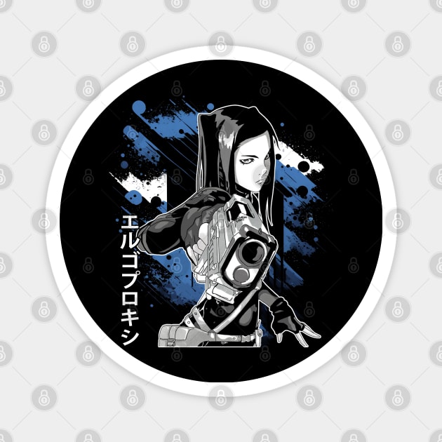 Dystopian Reverie Ergo Proxy's Descent Into Darkness Magnet by Iron Astronaut